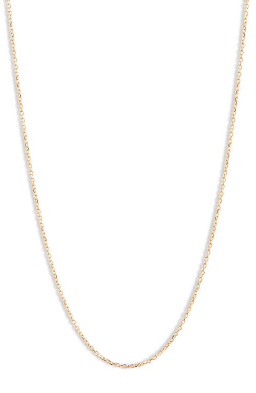 Shop Anzie Cable Chain Necklace In Gold