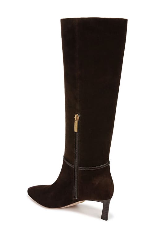 Shop Veronica Beard Kenzie Knee High Boot In Dark Espresso