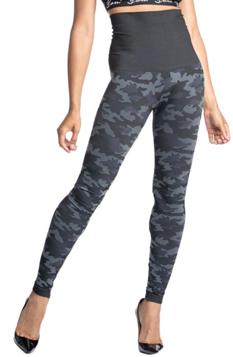 Zella Women’s High Waist Leggings Yoga Pants black and gray camo M