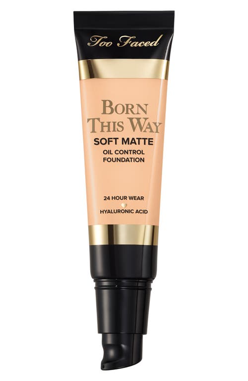 Too Faced Born This Way Soft Matte Foundation Almond 1 oz In Almond