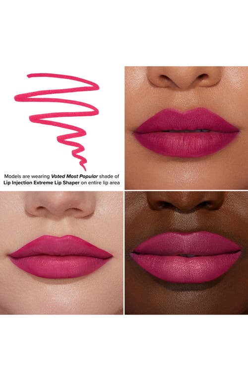 Too Faced Lip Injection Extreme Lip Shaper Plumping Lip Liner In Voted Most Popular