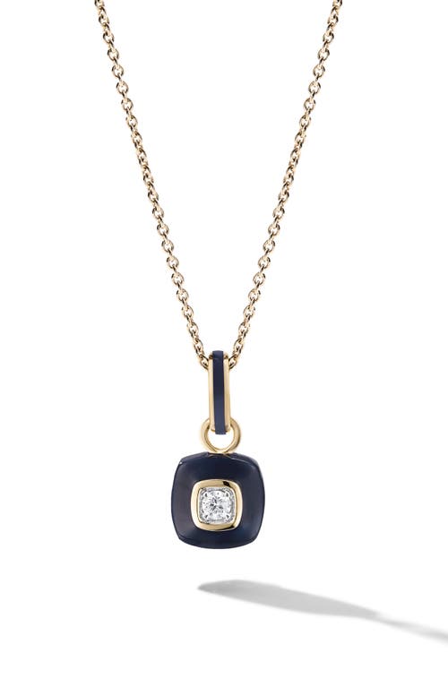 Cast The Brilliant Diamond Pendant Necklace in Navy at Nordstrom, Size 18