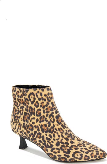 Kenneth cole leopard booties sale