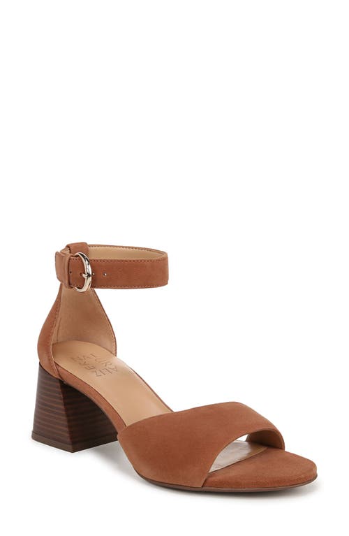 Shop Naturalizer Verly Ankle Strap Flare Heel Sandal In English Tea