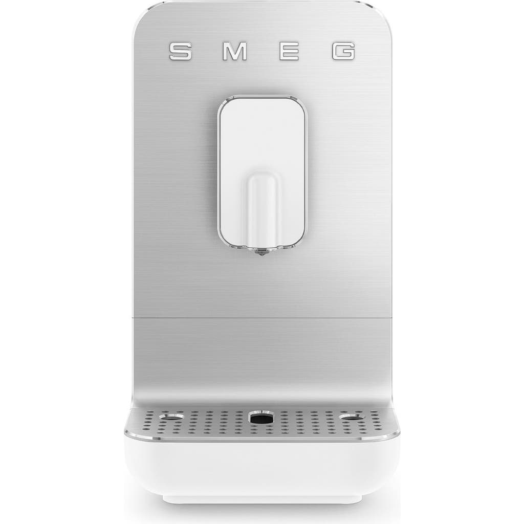 Smeg Fully Automatic Coffee Machine In Matte White