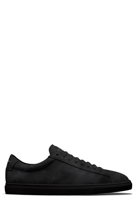 Oliver Cabell Low 1 Sneaker In Black Nubuck