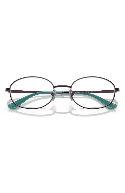 Vogue 54mm Oval Optical Glasses In Violet