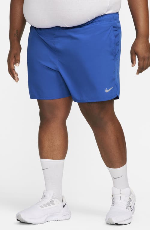 Shop Nike Dri-fit Challenger 5-inch Brief Lined Shorts In Game Royal/game Royal/black