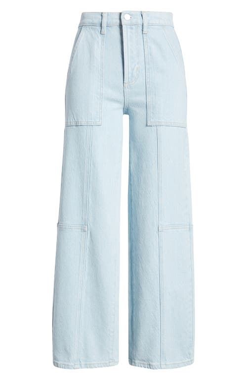 Shop Rails Getty High Waist Crop Utility Jeans In Oceanview