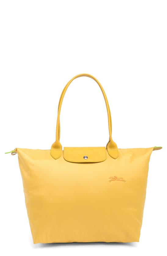Longchamp Large Le Pliage Recycled Nylon Tote In Corn