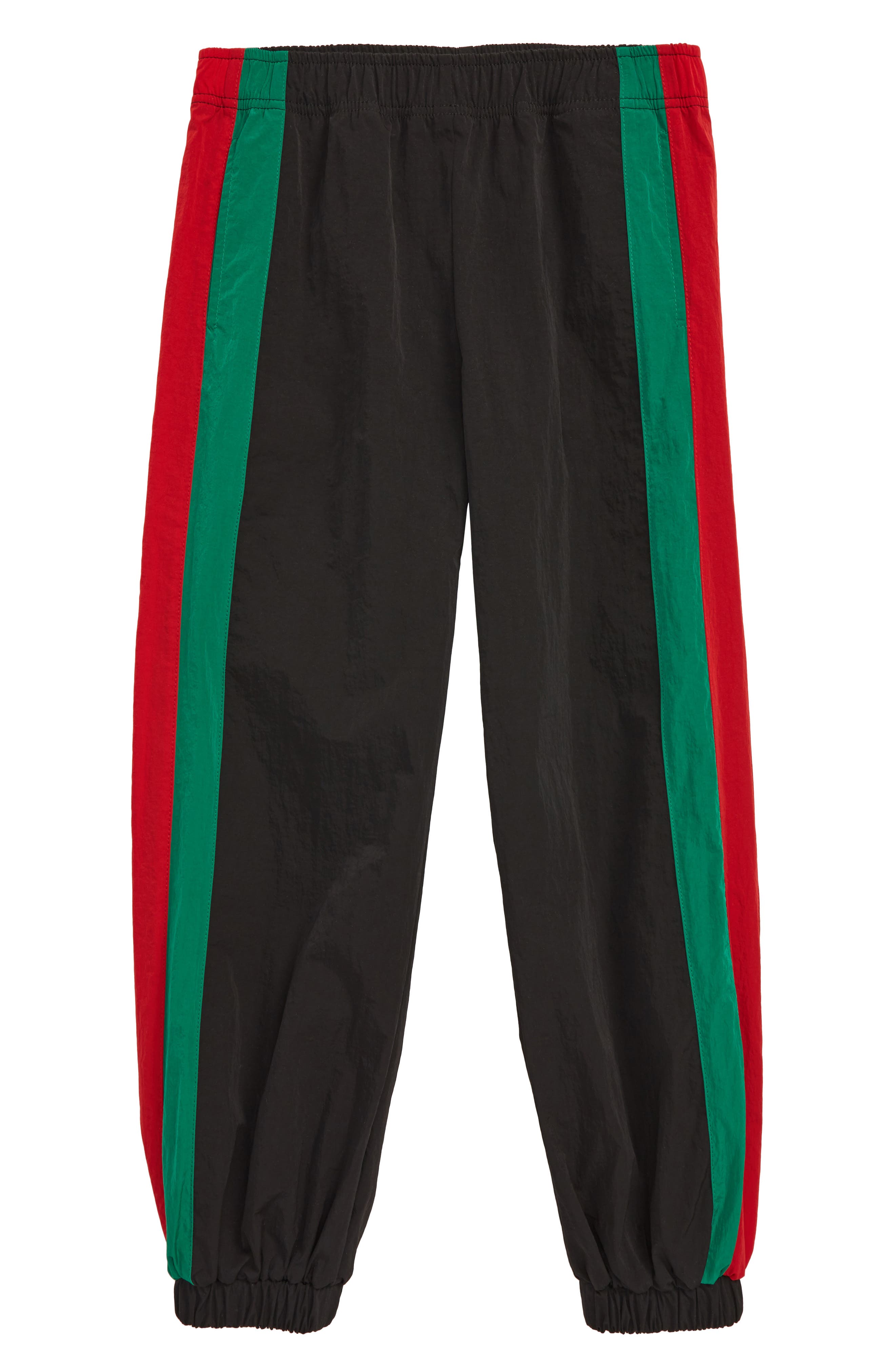 gucci pants with stripe down the side