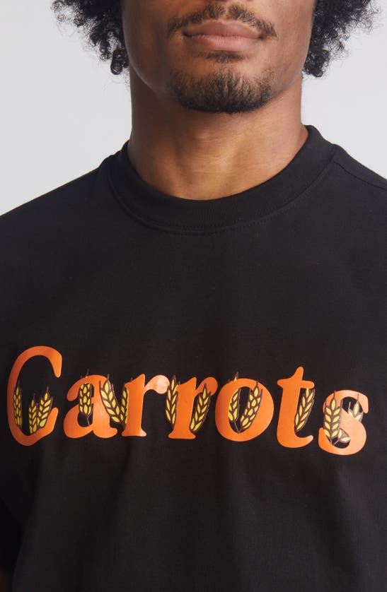 Shop Carrots By Anwar Carrots Wordmark Graphic T-shirt In Black