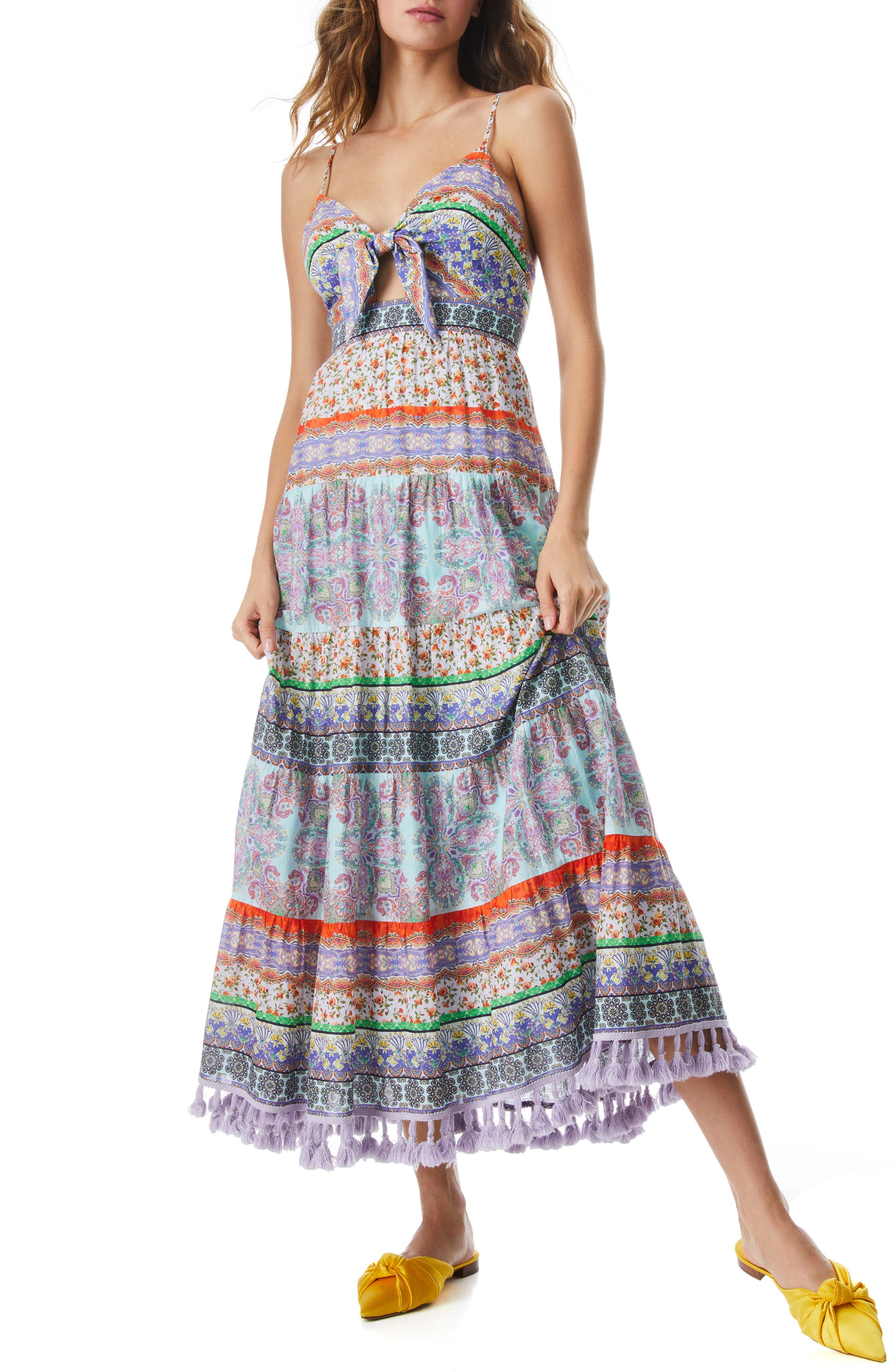 Alice + Olivia Minka Tieft Mix Print 