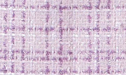 Endless Rose Boucle Tweed Wool-blend Skirt In Purple