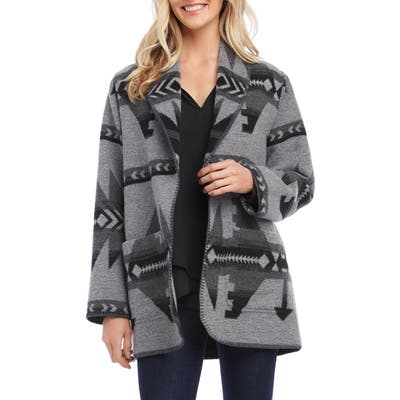 Karen Kane Blanket Jacket, Grey
