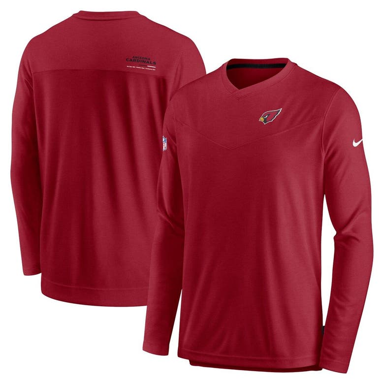 Arizona Cardinals Sideline Nike Men's Dri-Fit NFL Long-Sleeve Top in Black, Size: Small | 00MB00A9C-0BT