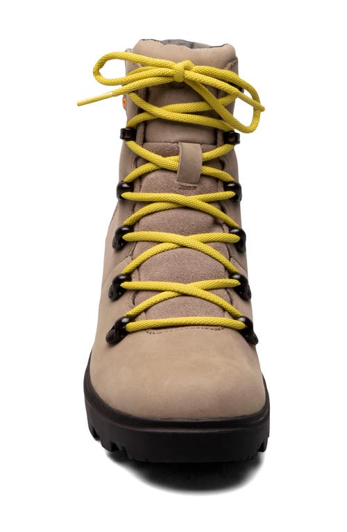 Bogs Holly Waterproof Lace-up Boot In Taupe