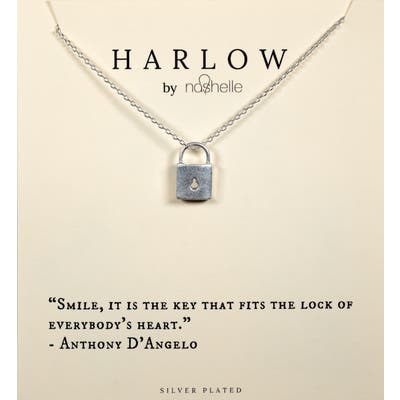 Harlow By Nashelle Lock Boxed Necklace