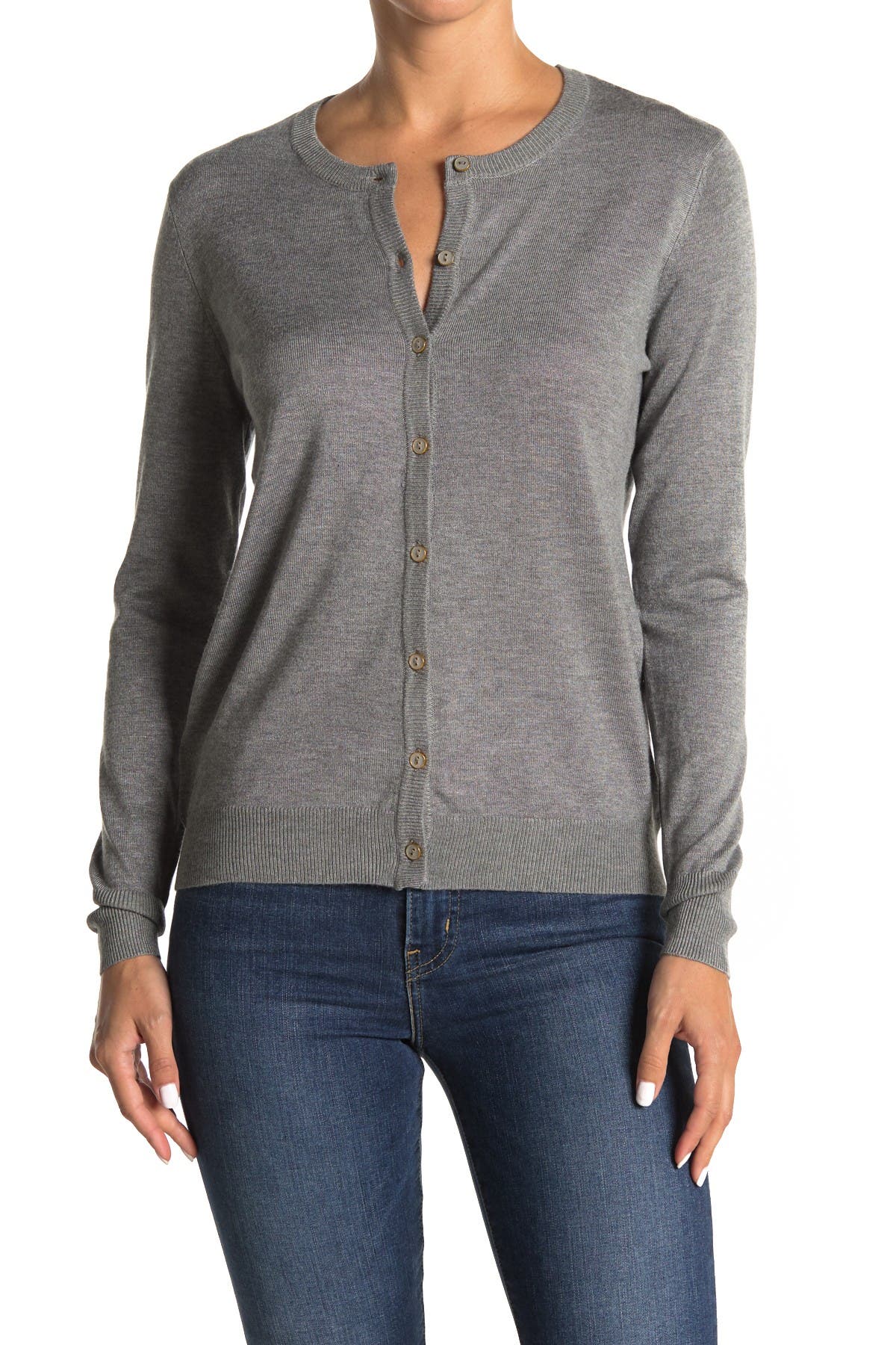 womens grey cardigan