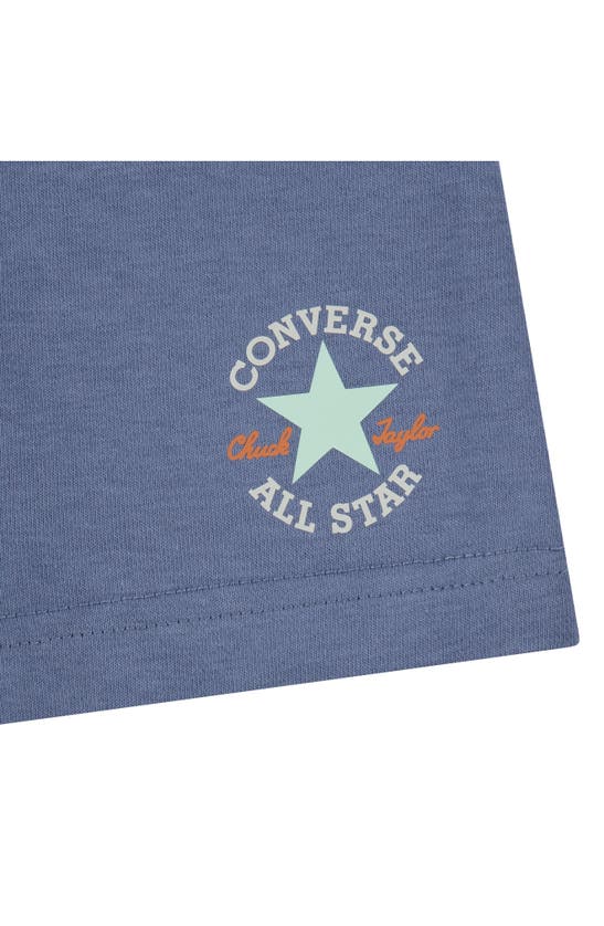 Shop Converse Kids' T-shirt & Shorts Set In Thunder Daze