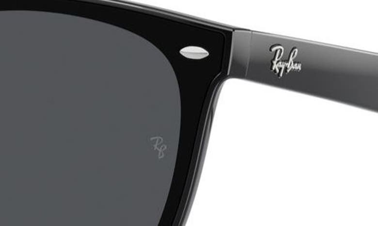 Shop Ray Ban Ray-ban 66mm Oversize Irregular Sunglasses In Black