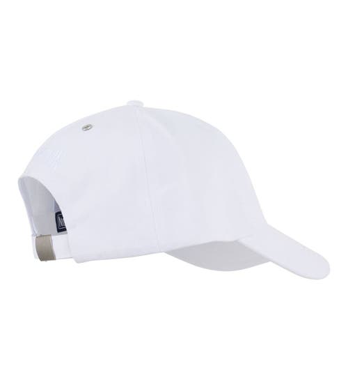 Vilebrequin Embroidered Baseball Cap In Blanc