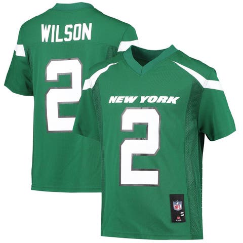 Women's Nike Zach Wilson Gray New York Jets Inverted Legend Jersey Size: Small