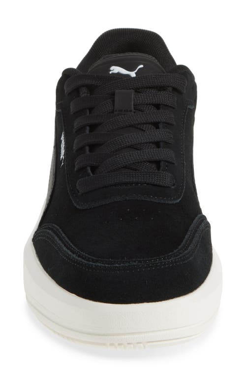 Puma Club Pearl Sneaker In Black- Black-white