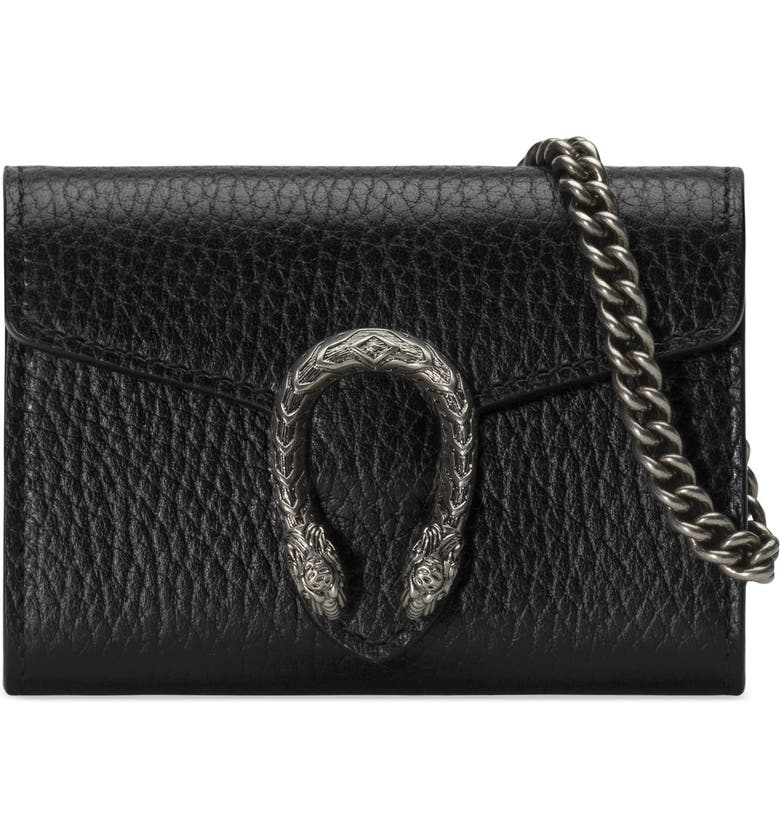 Gucci Dionysus Calfskin Leather Coin Purse on a Chain | Nordstrom