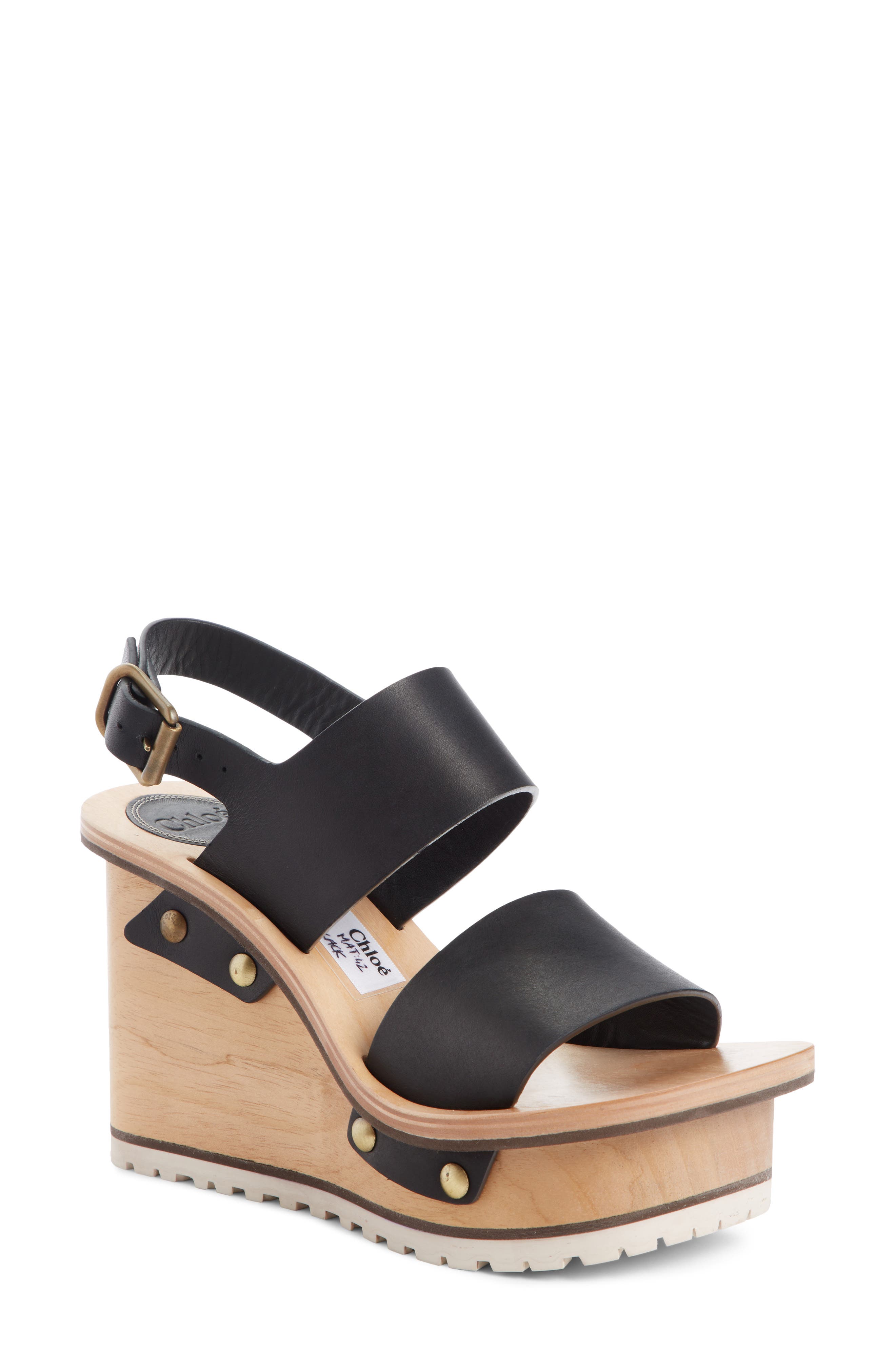 Chloe Valentine Platform Wedge Sandal