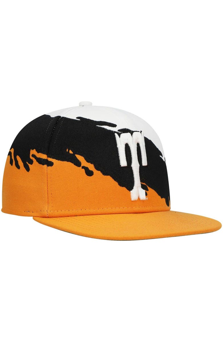 Mitchell & Ness Men's Mitchell & Ness Tennessee Orange/White Tennessee Volunteers Paintbrush Snapback Hat, Alternate, color, Tennessee Orange