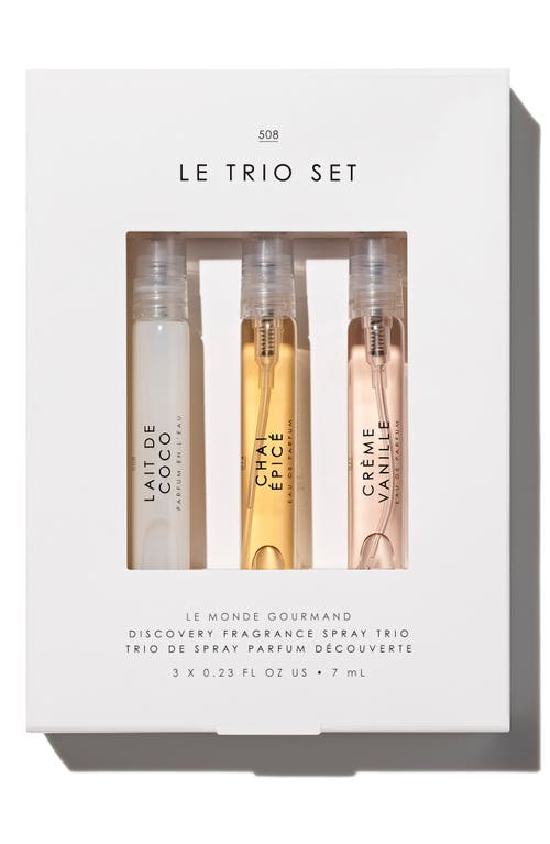 Le Monde Gourmand Discovery Fragrance Spray Trio In No Color