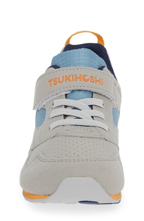 Tsukihoshi Racer Washable Sneaker In Gray/sea