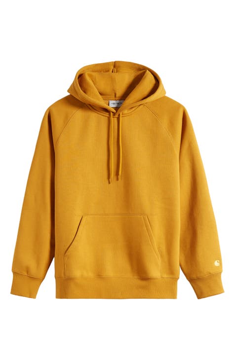 Men's Yellow Fleece Sweatshirts & Hoodies
