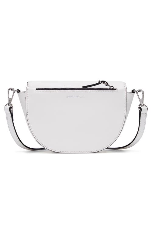 Oryany Women's White Lottie Saddle Crossbody - Cloud In Cloud