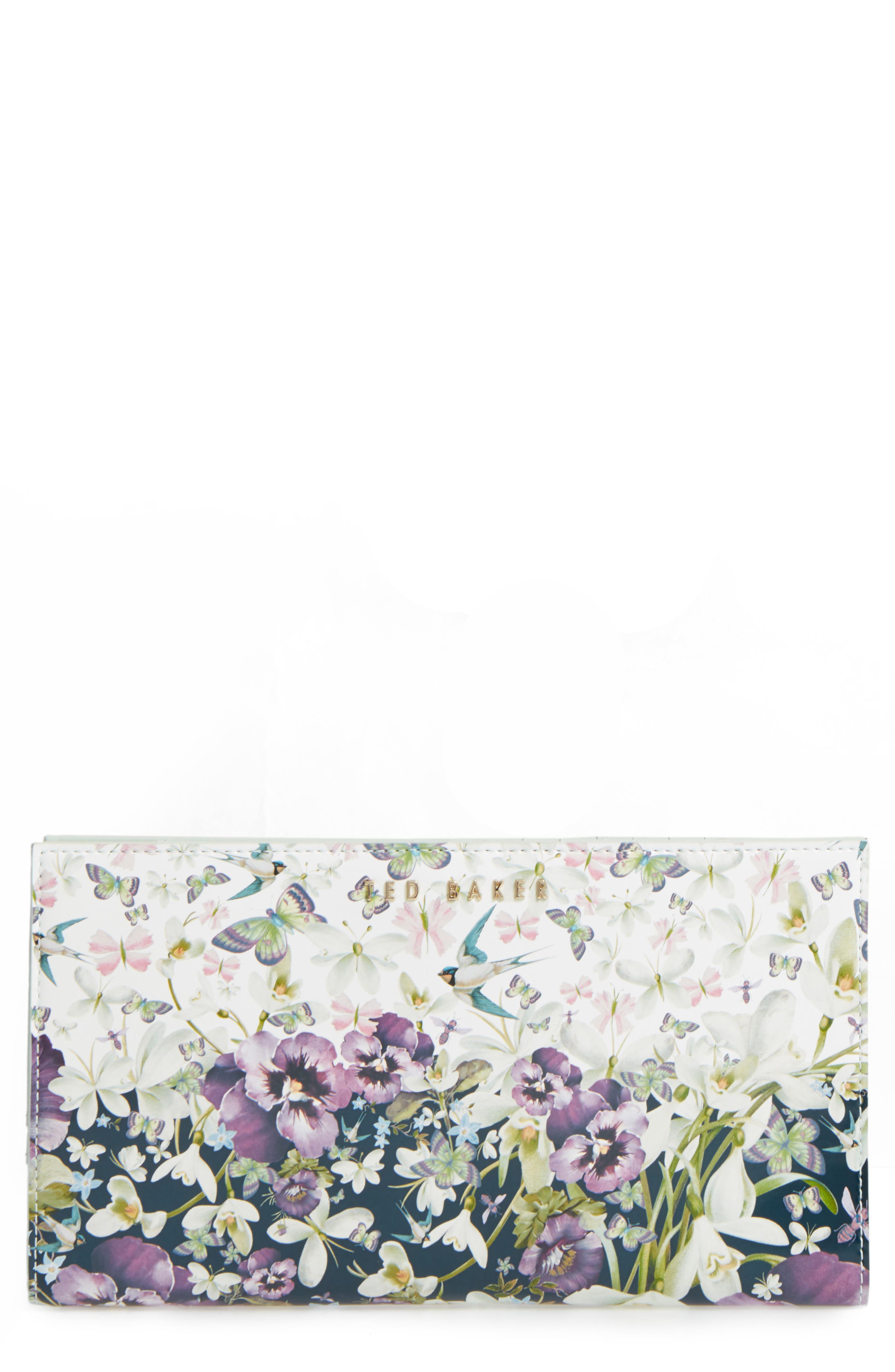 Ted Baker London Entangled Enchantment Travel Wallet Nordstrom