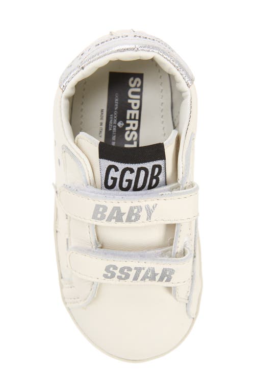 Shop Golden Goose Old School Sneaker In White/silver