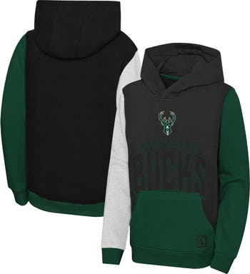 Nike Travel Tech Fleece Black Milwaukee Bucks Hooded Sweatshirt