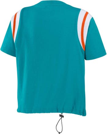 WEAR by Erin Andrews /orange Miami Dolphins Color Block Long