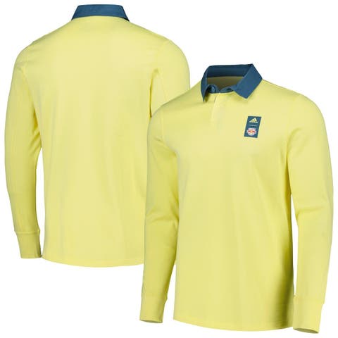 Camiseta de manga larga en rayas amarilla 1927 Henley Shirt long sleeve  Newport yellow - Poison Heart Clothing