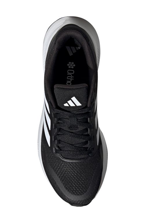 Adidas Originals Adidas Run Falcon 5 Running Shoe In Black/white/black