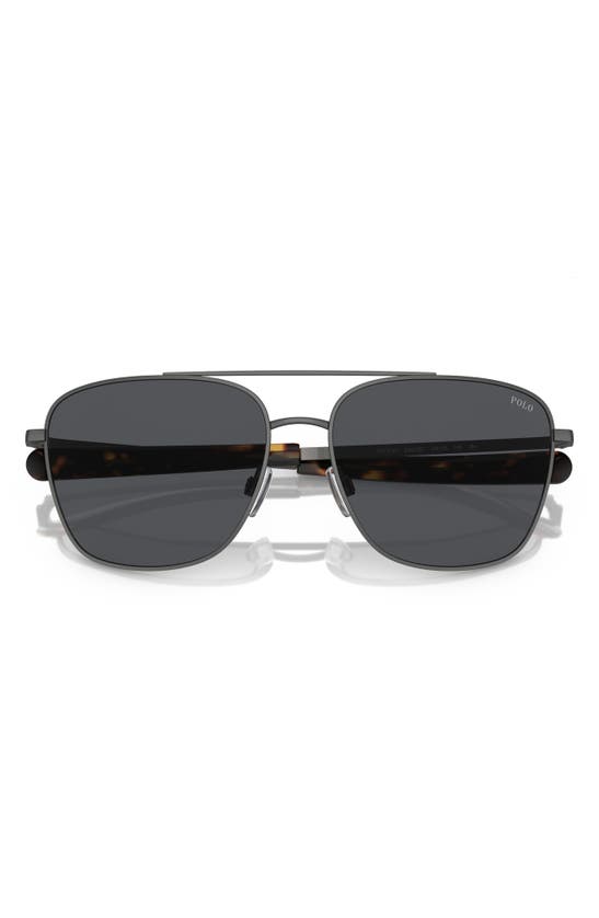 POLO POLO 59MM PILOT SUNGLASSES