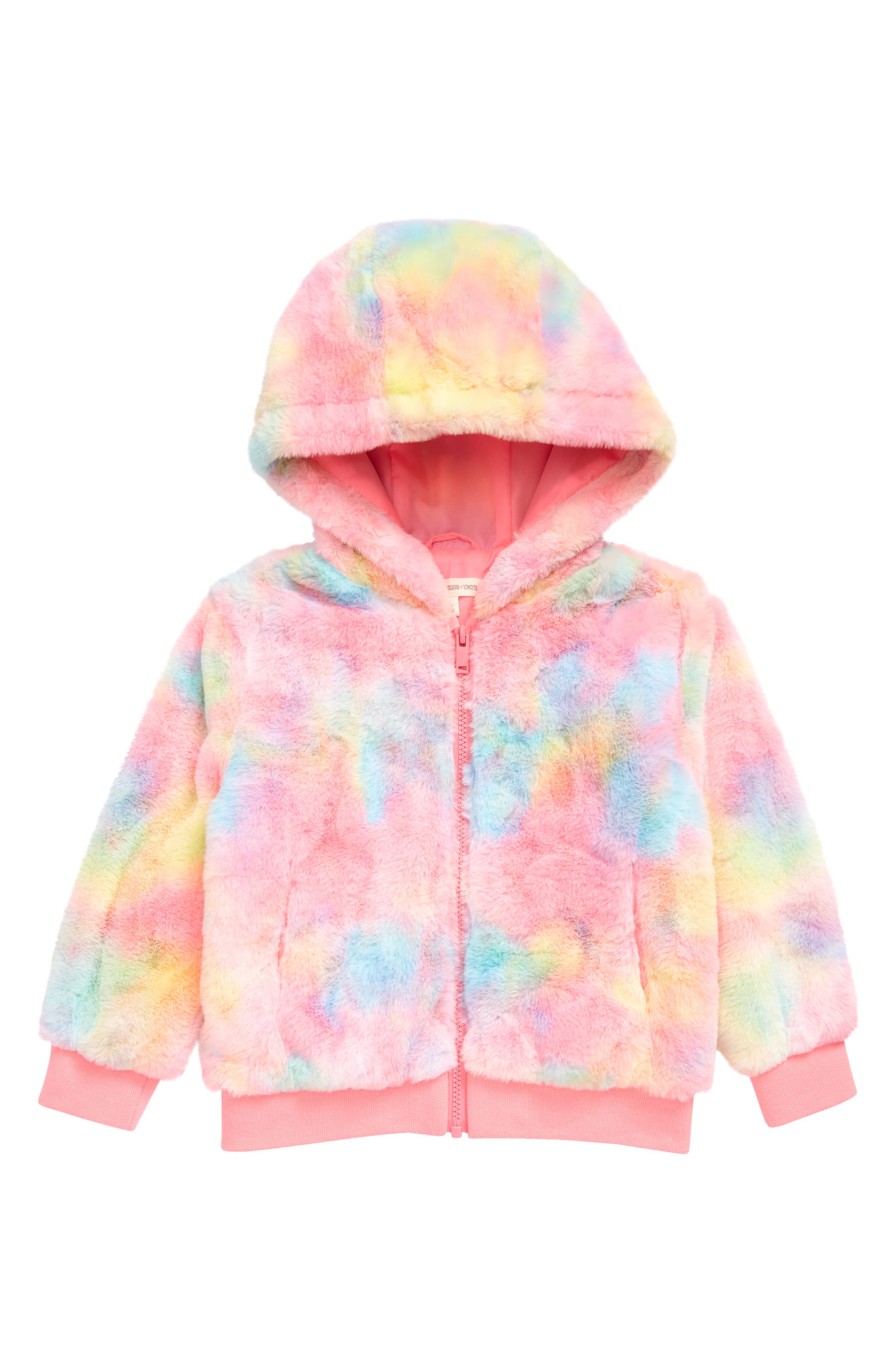 Essentials Girls and Toddlers' Faux Fur Jacket 