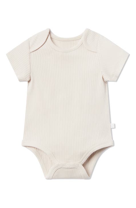 Ribbed Short Sleeve Bodysuit (Baby)