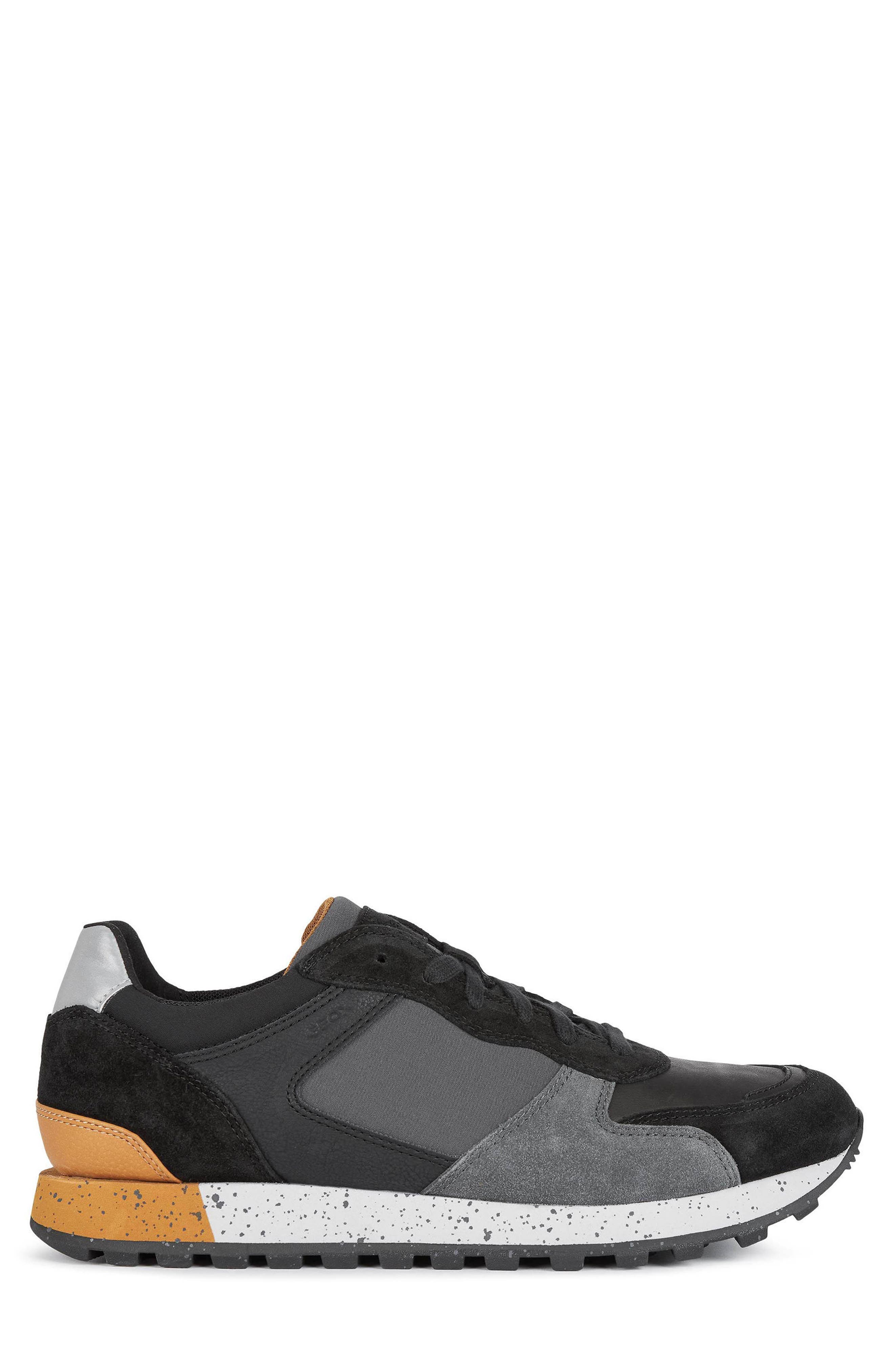 Geox Shoes Ponente Man Black/Anthracite, Size 10
