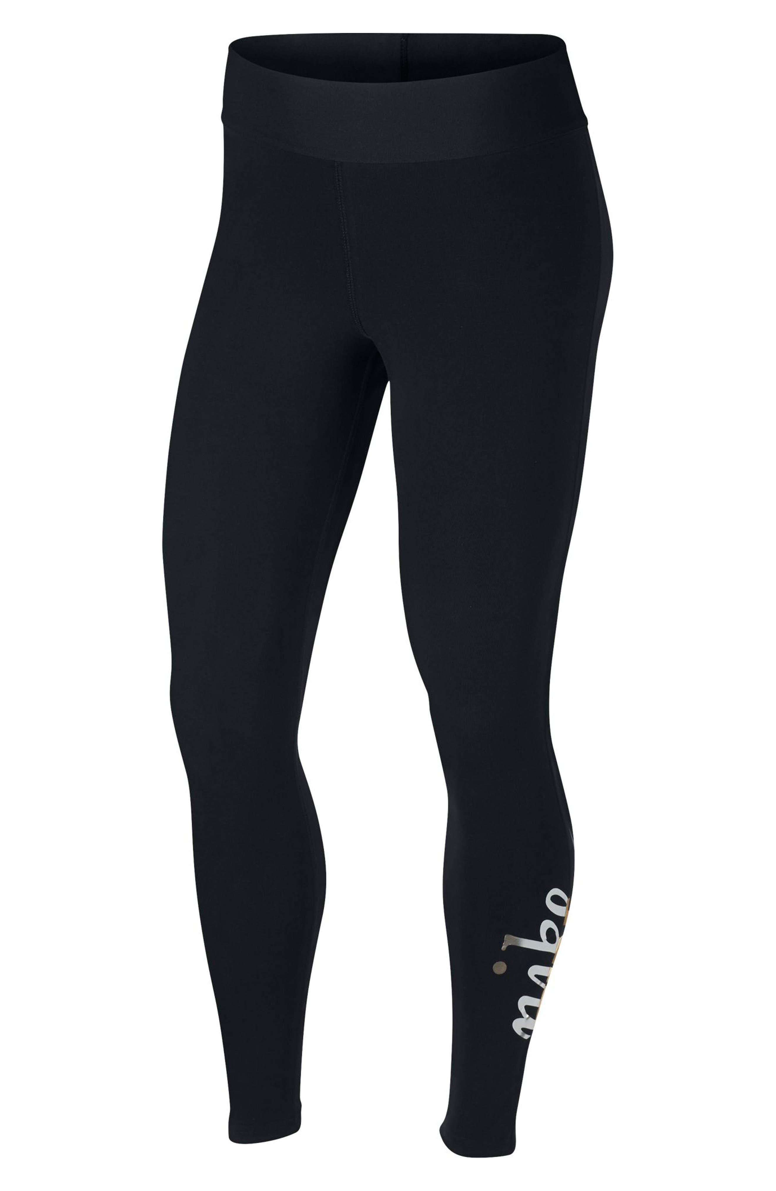 nike sportswear women's metallic leggings