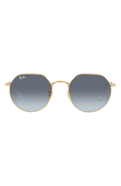 Ray Ban Ray-ban 51mm Gradient Geometric Sunglasses In Arista Blue