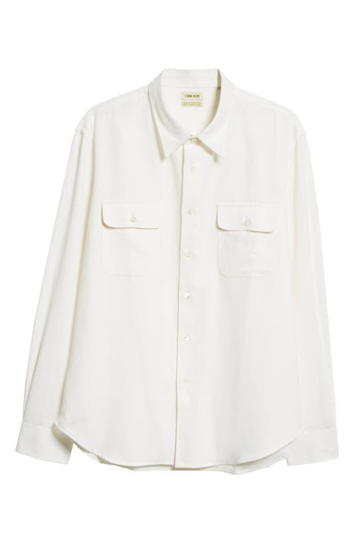 DE BONNE FACTURE DE BONNE FACTURE ARTIST COTTON & HEMP BUTTON-UP SHIRT 