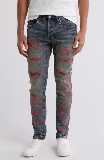 PURPLE BRAND P001 Low Rise Skinny Jeans | Nordstromrack 