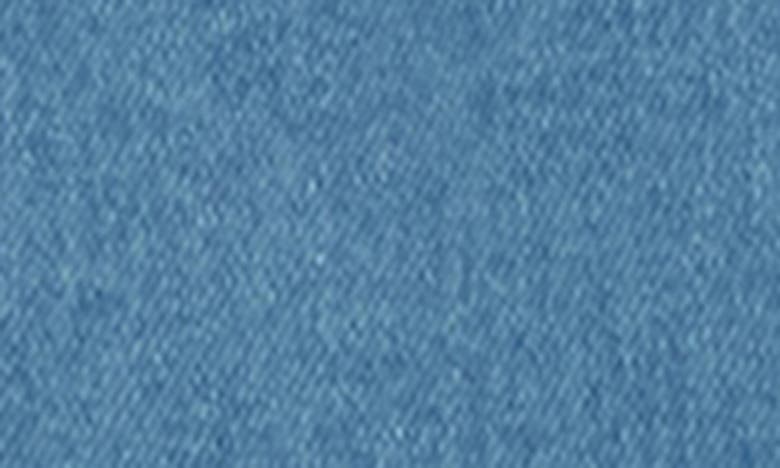 Shop Joe's Kids' Ruffle Sleeve Top & Denim Shortalls Set In Lite Blue